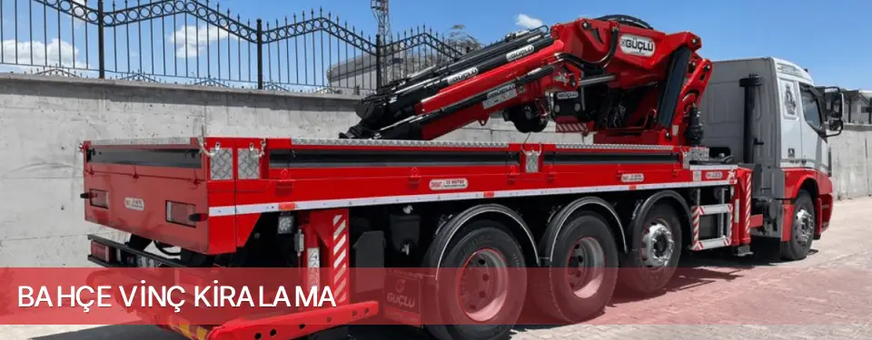 Bahçe İlçemi Vinç Kiralama